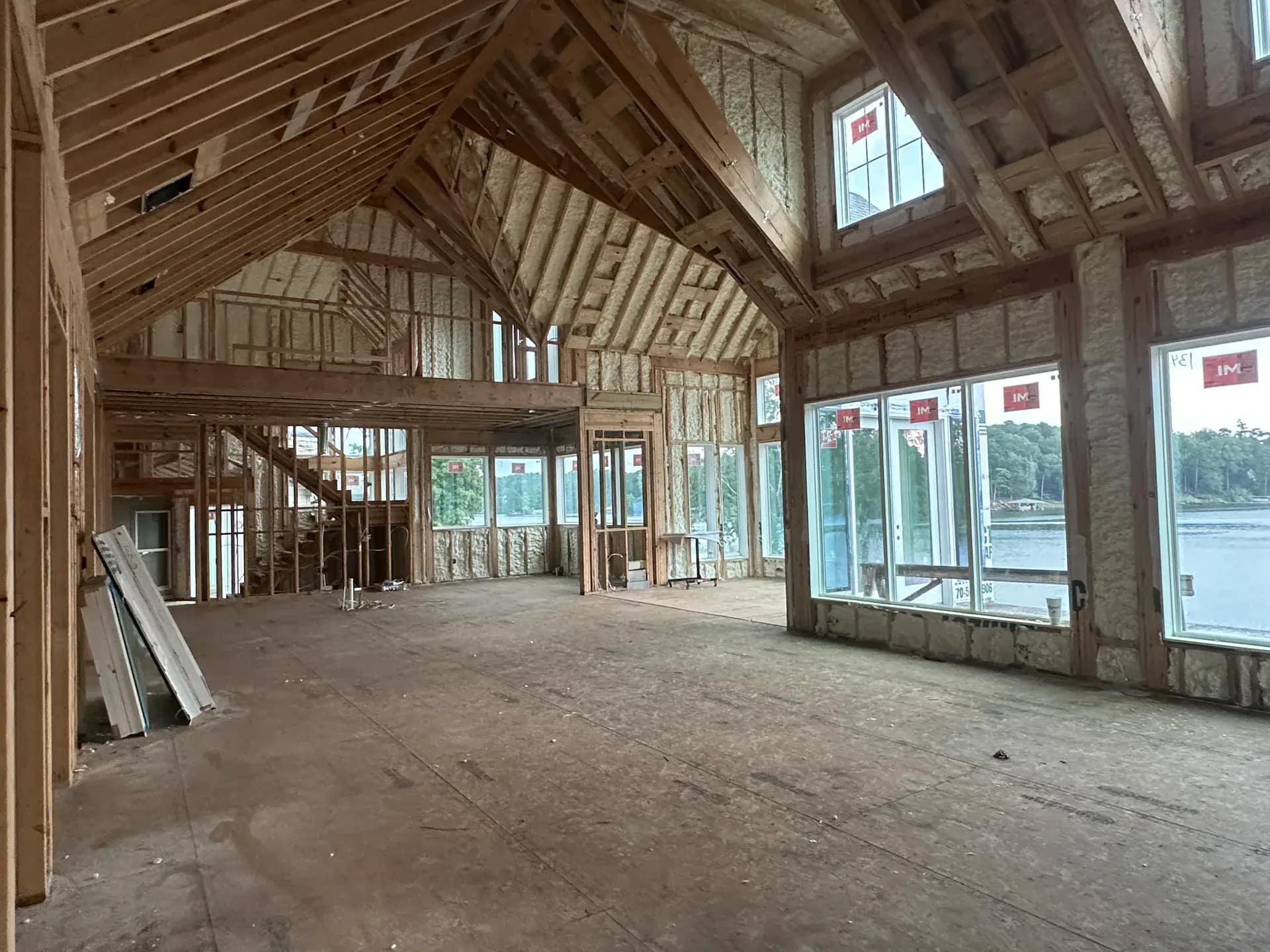 Spray foam crew on jobsite