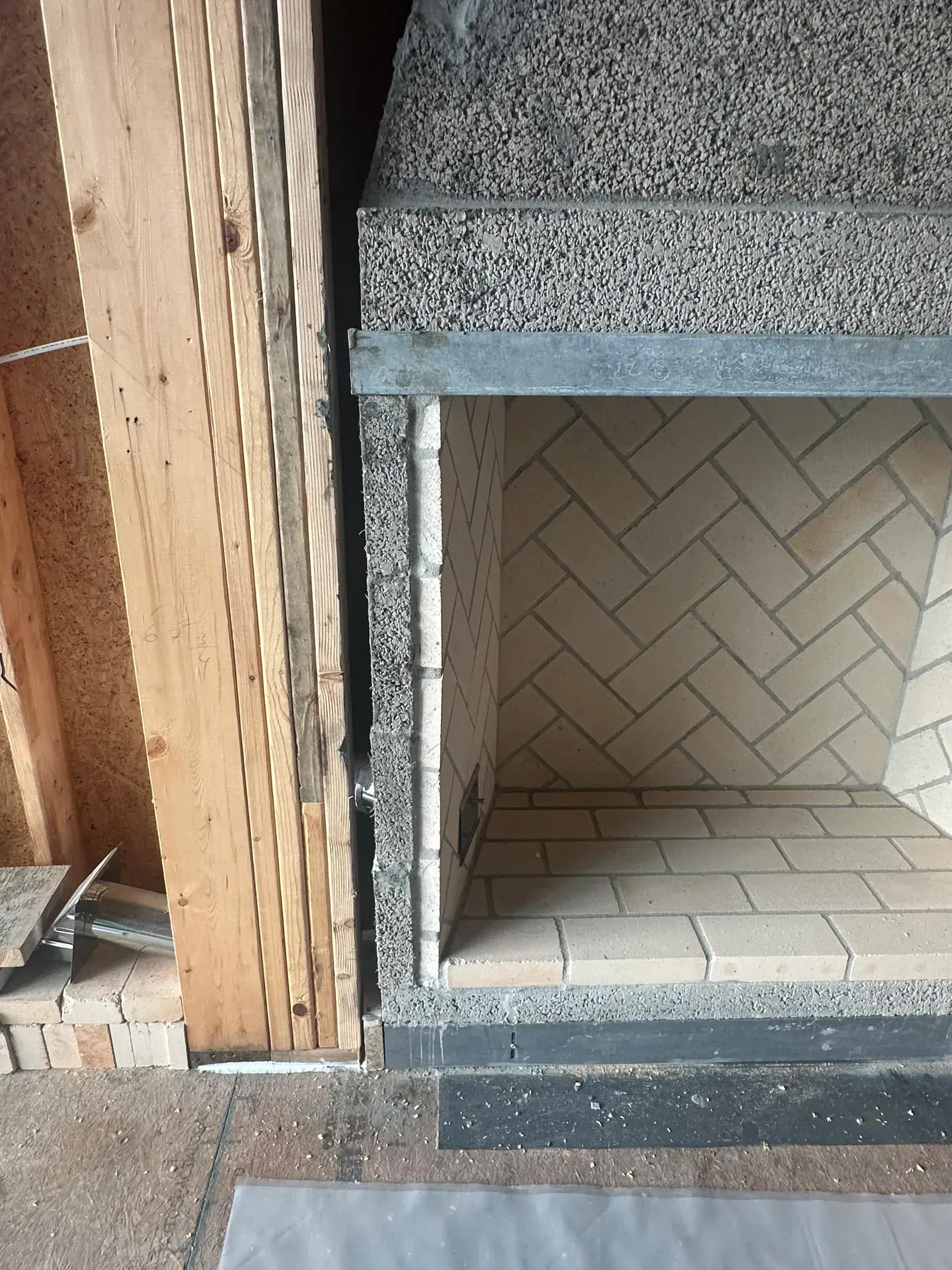 Spray foam crew working on a multi-story luxury Metro Detroit home